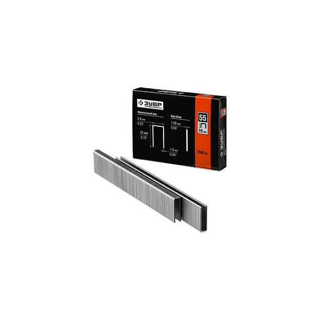 Скобы для степлера Зубр 31855-20 фото 1