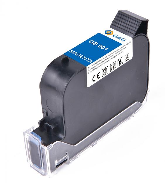 Картридж струйный G&G GB-001M пурпурный для G&G GG-HH1001 фото 2