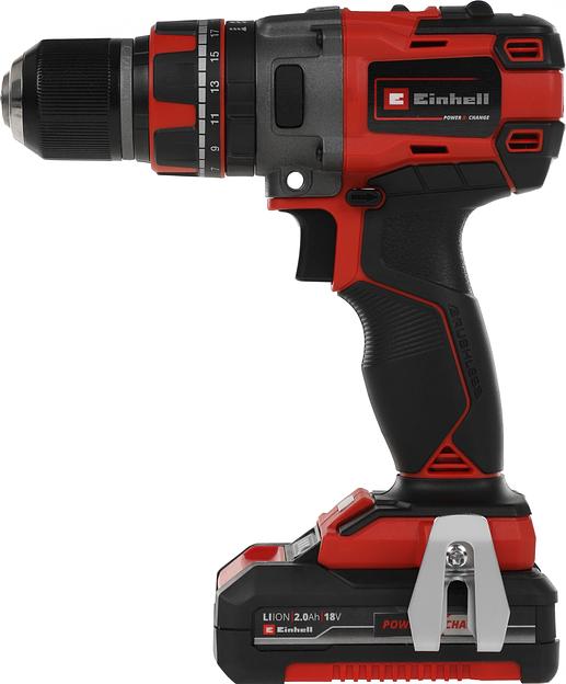 Дрель-шуруповерт Einhell PXC TE-CD 18 Li-i BL аккум. патрон:быстрозажимной (кейс в комплекте) (4513861) фото 4