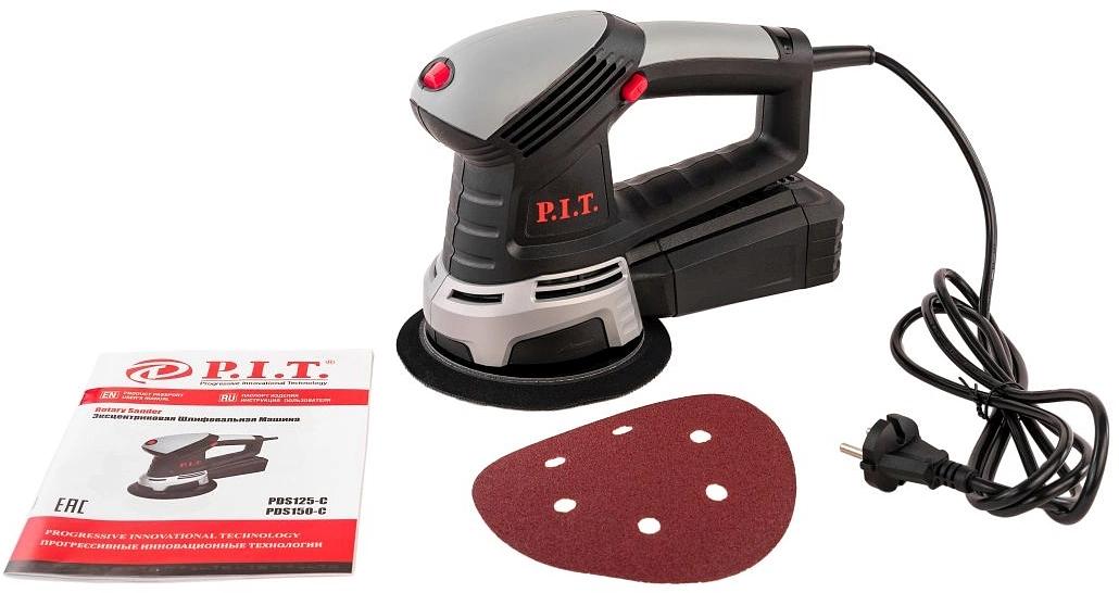 Эксцентриковая шлифмашина P.I.T. PDS150-C 500Вт фото 5