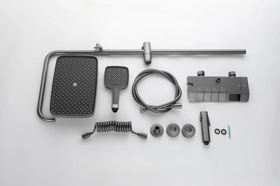 Душевая стойка JSD (S-2002) с электронным табло температуры ОПТ фото 5