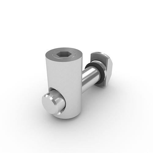 Быстрозажимной соединитель 0 градусов паз 8 фото 1