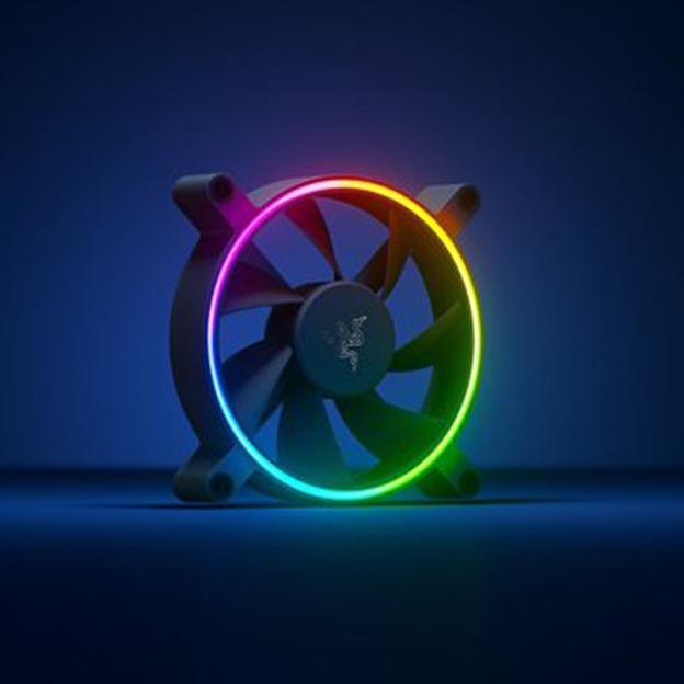 Кулер для компьютерного корпуса Razer Kunai Chroma 120MM 3 Fan RC21-01810100-R3M1 фото 3