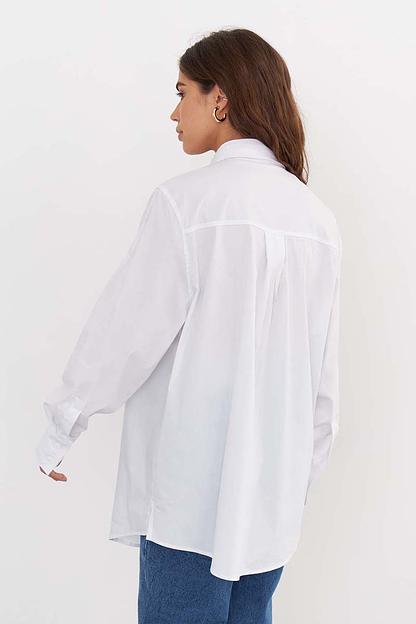 Рубашка длинная  SCT_002_W/Белый  фото 6