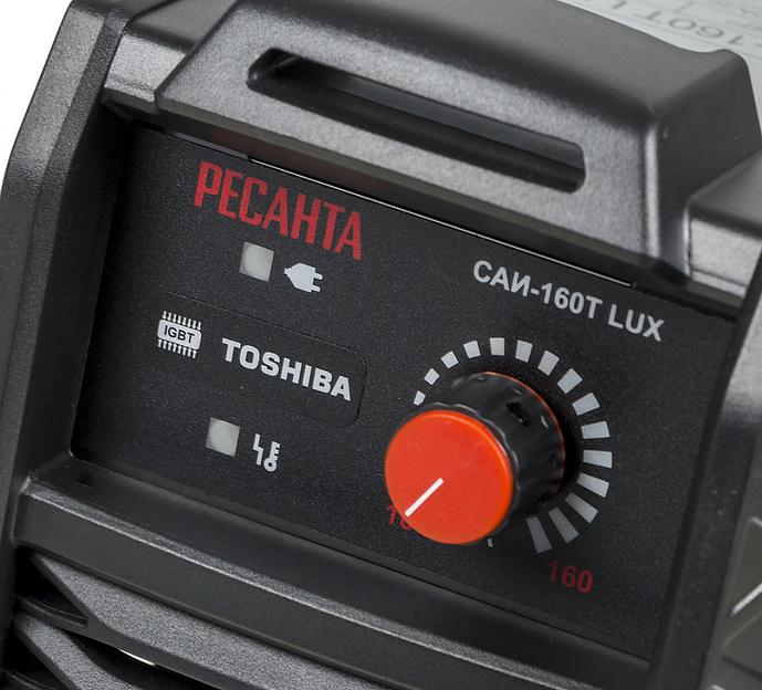 Сварочный аппарат Ресанта САИ-160Т LUX инвертор ММА DC 6.5кВт фото 5