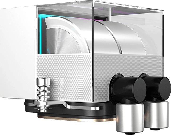 Система водяного охлаждения PcCooler DS360 WH Soc-AM5/AM4/1151/1200/1700 белый 4-pin Al LCD 300W Ret (DS360-WHNWXX-GL) фото 4