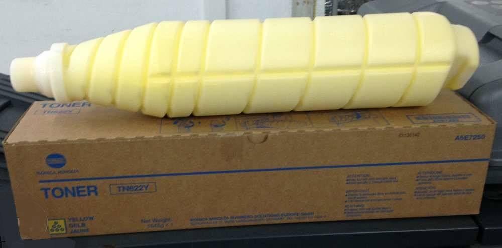 Тонер Konica-Minolta bizhub PRESS C1085/C1100 желтый TN-622Y A5E7250 фото 1