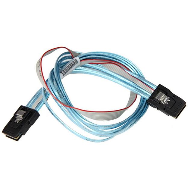 Кабель SuperMicro CBL-0108L-02 79576-2134,SFF-8087 - SFF-8087, 39CM IPASS TO IPASS, PB FREE фото 1