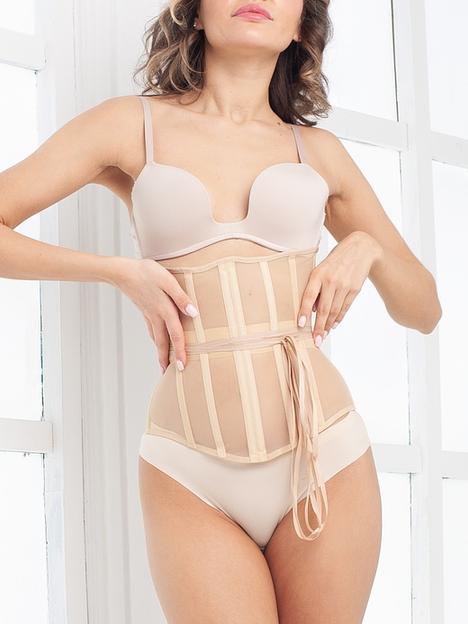 Корсет утягивающий «Грация», бежевый ОПТ фото 2