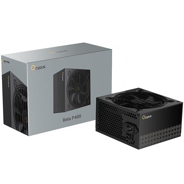 Блок питания 400W Ocypus Beta P400 BK (ATX, APFC, 20+4 pin, 120mm fan, PCI-E 6+2Px2, 3xSATA) (Beta-P400-N1HDBK024X-EU) фото 1