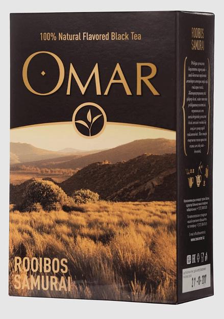 Чай черный Omar «Rooibos Samurai» 100 г ОПТ фото 1