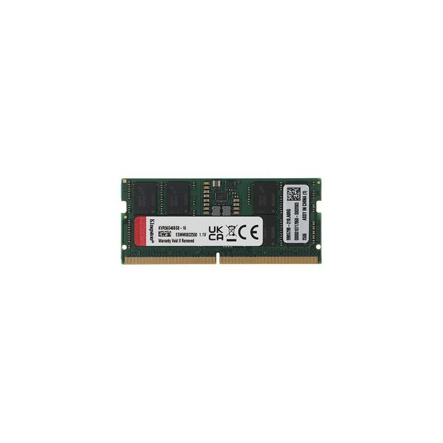 Оперативная память Kingston Valueram KVR56S46BS8-16 DDR5 - 1x 16ГБ 5600МГц, для ноутбуков (SO-DIMM), Ret фото 1