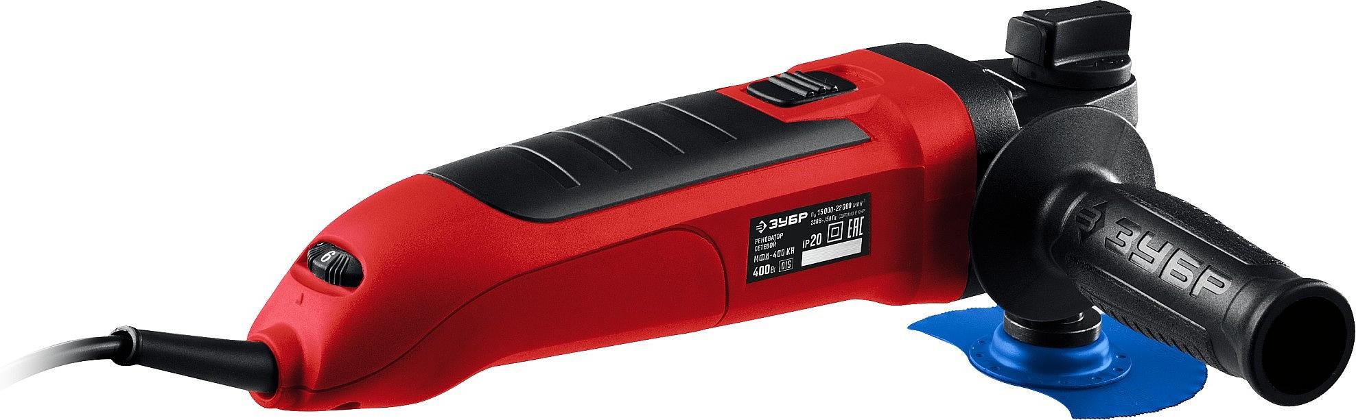 Многофункциональный инструмент Зубр МФИ-400 КН 400Вт красный/черный фото 2