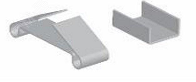 Зажим крепежный БРН.2-50 Ц (упак. 50шт.) фото 1