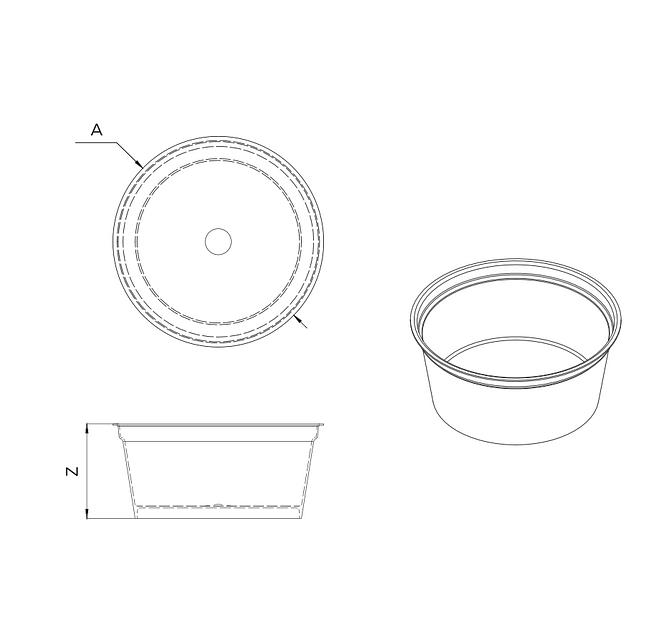 Пластиковая консервная банка ПКБ 73-95 фото 1