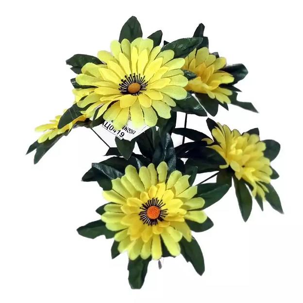 Букет с георгинами на 5 голов 30см 364-600 фото 2