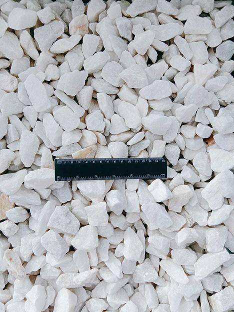 Крошка декоративный щебень Белый /тн (20-40 мм) фото 1