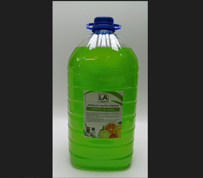Жидкое мыло «Stefan» Цитрус и лайм 5 л. ОПТ фото 1