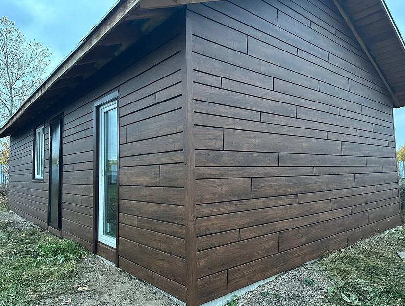 Планка угла наружнего сложного 2500×80×80×0,5 мм под дерево ОПТ фото 2