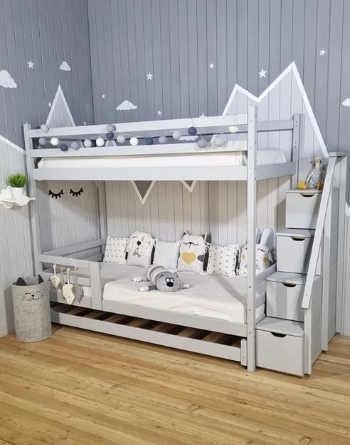 Двухярусная кровать с ящиками под заказ ОПТ фото 1