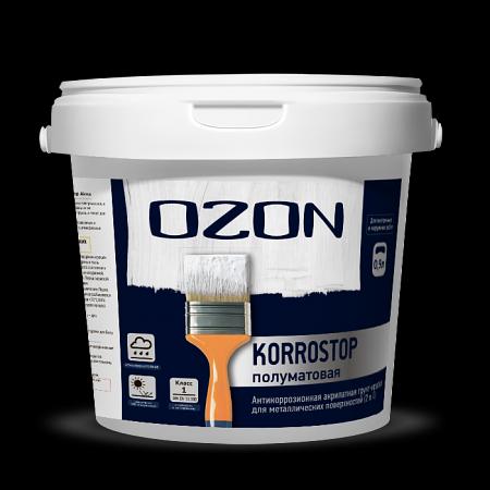 Краска для металла Korrostop 3в1 0,9 л белая опт фото 1