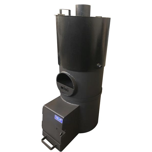 Банная печь «Mini 12» выносная топочная камера, бак стальной с полимерным покрытием фото 1