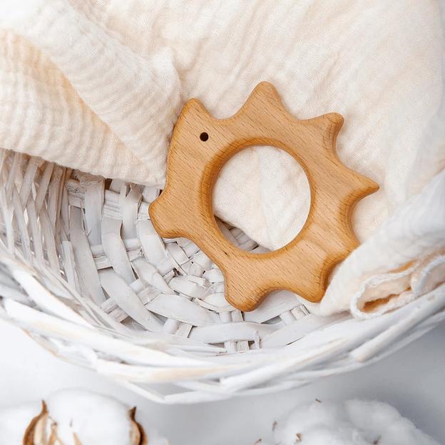 Деревянные прорезыватели-грызунки Ежик, Опт фото 2