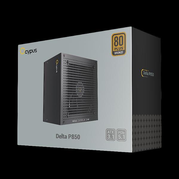 Блок питания Ocypus Delta P850, 850W, APFC, 80+ Bronze, ATX 3.1, 120mm Fan (P850-BF) фото 5