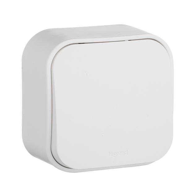 Quteo Переключатель 10A 1-клав., белый Legrand 782204 фото 1