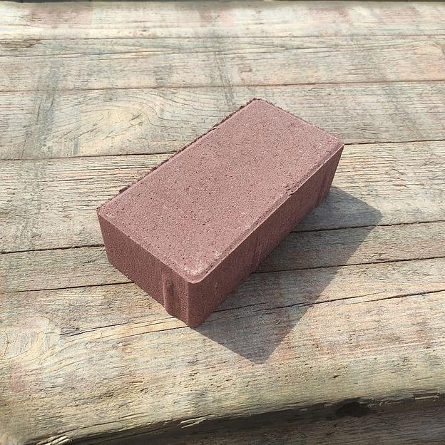 Тротуарная плитка «Кирпичик» 200х100х80 Цветной фото 5