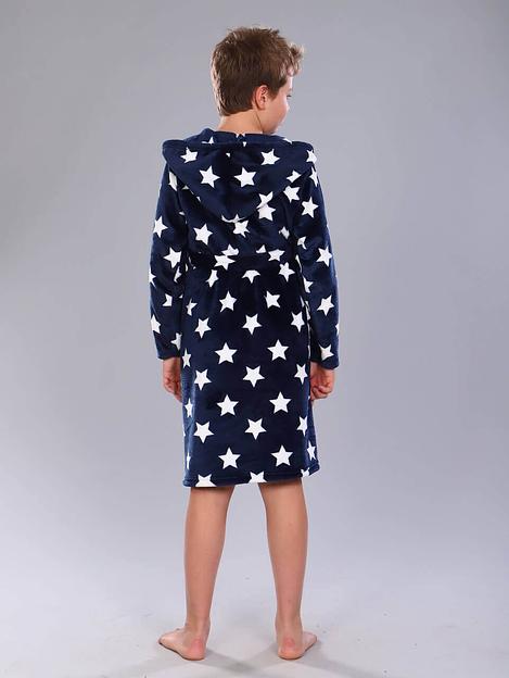 Халат велсофт синий опт фото 4