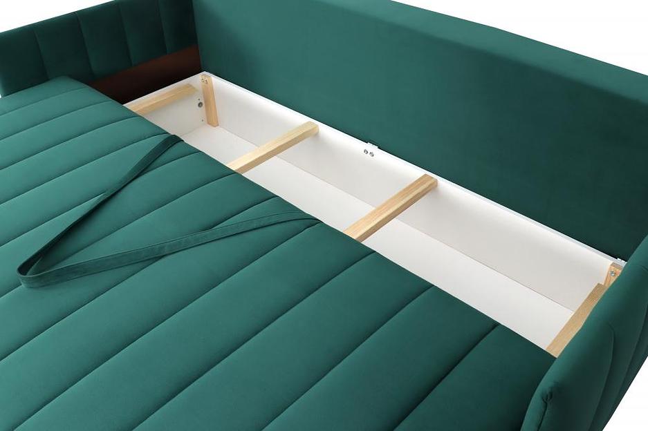 Прямой диван «Пекин» СТАНДАРТ, Мора зеленый фото 8