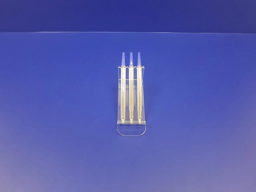 Подставка для ручек карандашей кистей 3 секции. фото 2