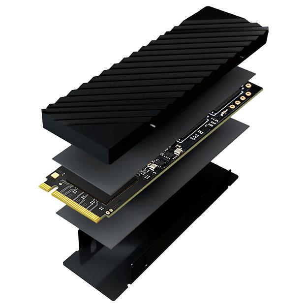SSD TESLA TS7000 1Тб, M.2 2280, NVMe, Bulk, TLC, PCIe4.0, DRAM:1024Мб, Чтение:7000мб/с, Запись:5500мб/с, радиатор, совместимость с PS5 (SSDTS7000H-1TBM2) фото 3