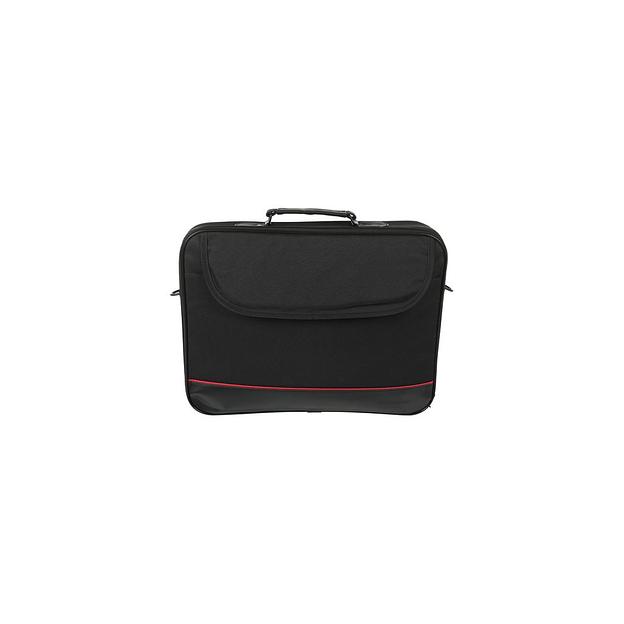 Сумка для ноутбука 15.6" Continent CC-100 BK, черный/красный фото 1
