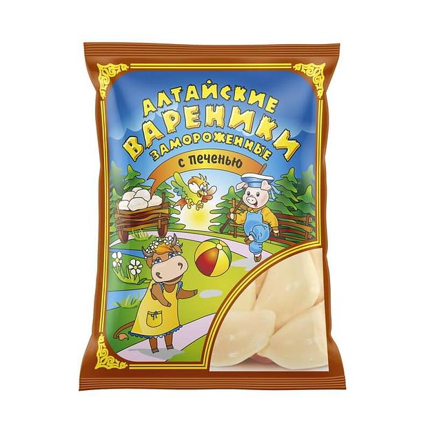 Вареники Мясная тележка «Алтайские» с печенью 1 кг ОПТ фото 1