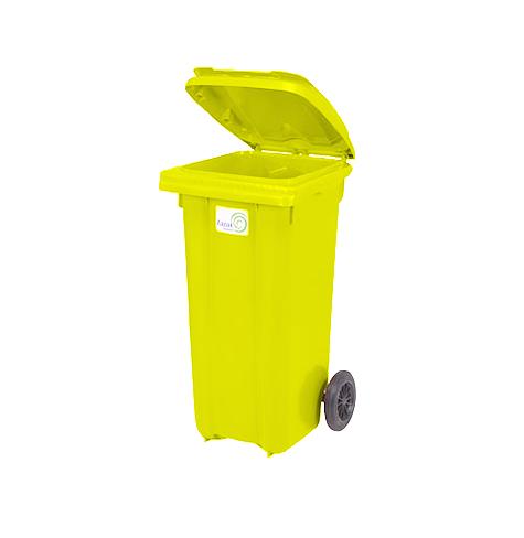 Евроконтейнер Razak 120 л желтый фото 4