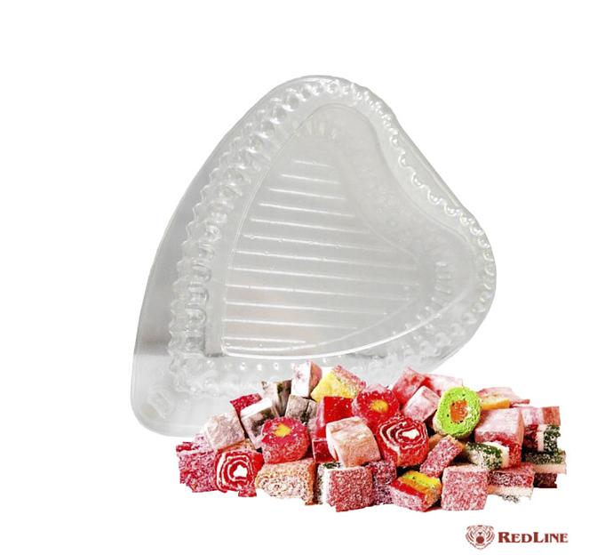 Коррекс с несъёмной крышкой RedLine «Сердце» прозрачный, 250 г ОПТ фото 1