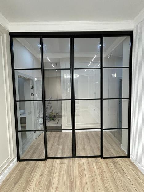 Подвесные межкомнатные перегородки «гармошка», под заказ фото 8