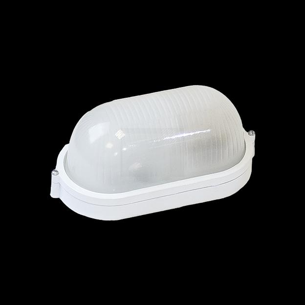 Светильник НПП-04-60-001 овал E27 IP54 белый Банник фото 1