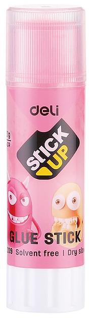 Клей-карандаш Deli EA20900 21гр корп.ассорти/прозрачный дисплей картонный детский Stick UP фото 4