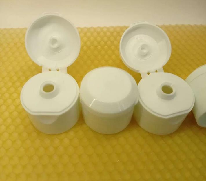 Крышка белая флип-топ горло 28 фото 2