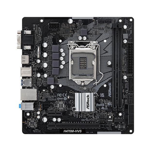 Материнская плата  ASRock  H470M-HVS R2.0 фото 2