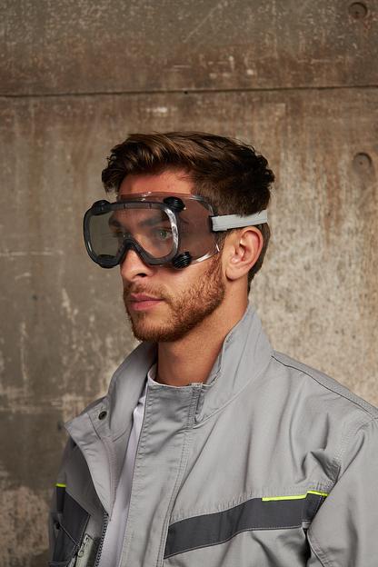 Очки закрытые защитные RUIZ1 с прозрачной линзой с непрямой вентиляцией фото 5