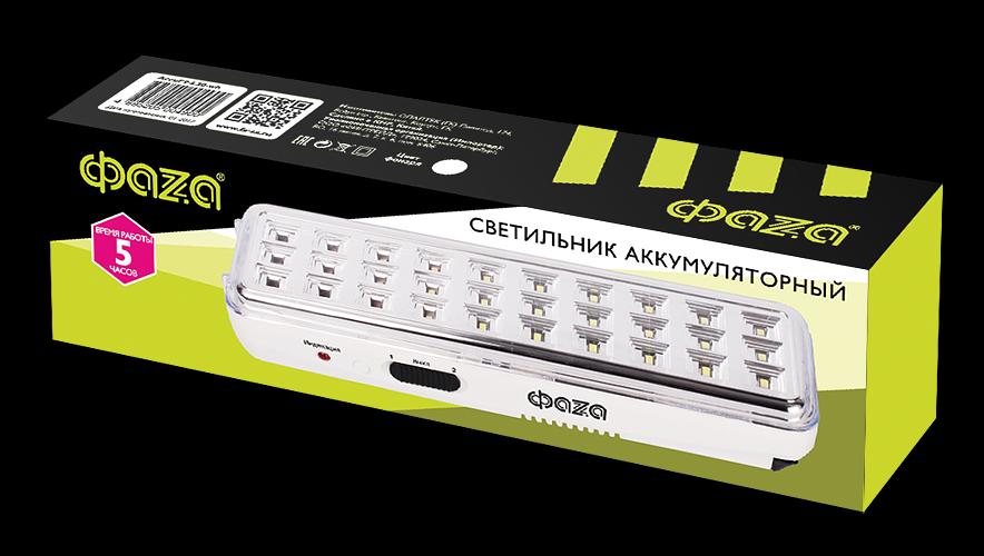 Фонарь аккумуляторный AccuF9-L30-wh белый фото 3