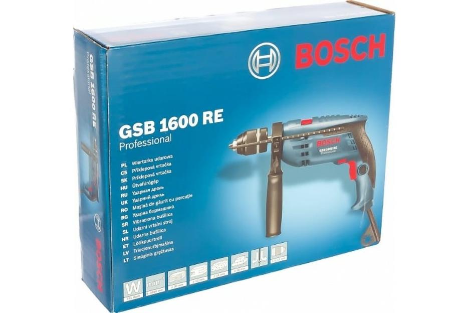 Дрель ударная Bosch GSB 1600 RE ОПТ фото 3
