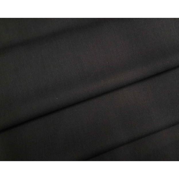 19-12 Крашеная полульняная ткань (чёрный 5) ОПТ фото 1