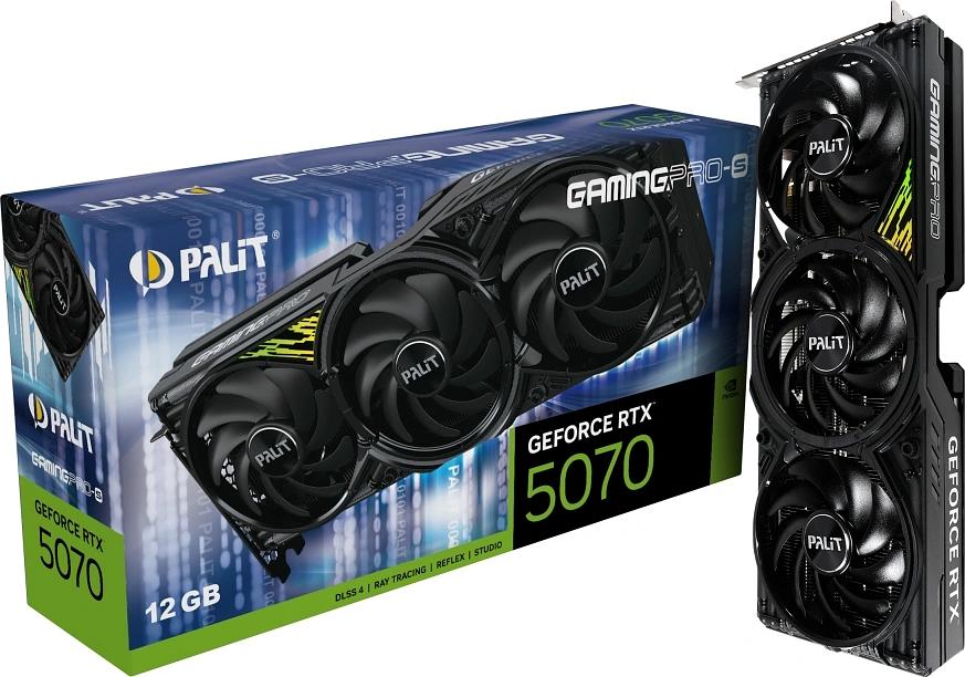 Видеокарта Palit PA-RTX5070 GAMINGPRO-S 12GB фото 10