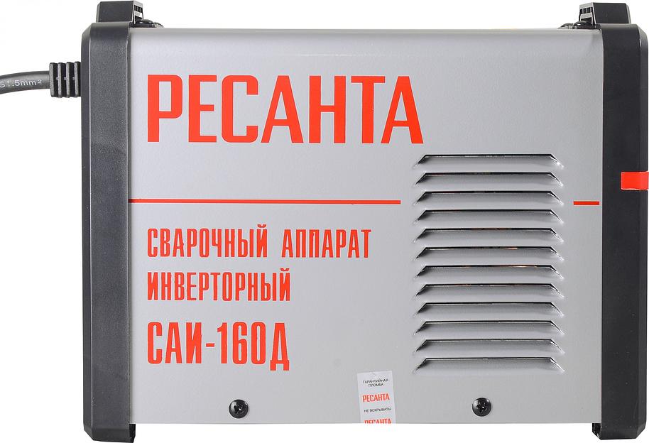 Сварочный аппарат Ресанта САИ-160Д инвертор ММА/TIG 6.5кВт фото 5