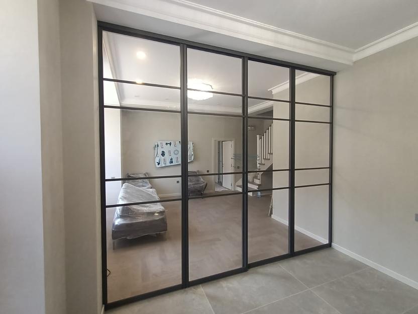 Подвесные межкомнатные перегородки «гармошка», под заказ фото 1